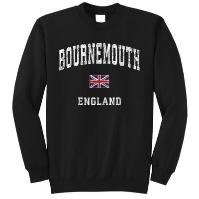 Bournemouth England Vintage Athletic Sports Design Sweatshirt