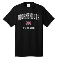 Bournemouth England Vintage Athletic Sports Design Tall T-Shirt