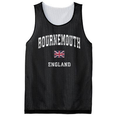 Bournemouth England Vintage Athletic Sports Design Mesh Reversible Basketball Jersey Tank