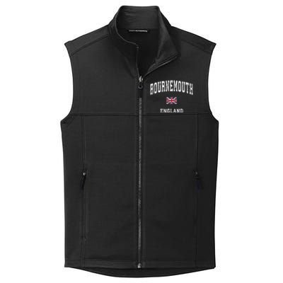 Bournemouth England Vintage Athletic Sports Design Collective Smooth Fleece Vest