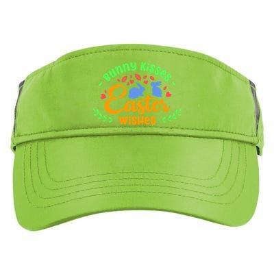 Bunny Easter Wishes Rabbit Owner Lover Gift Adult Drive Performance Visor