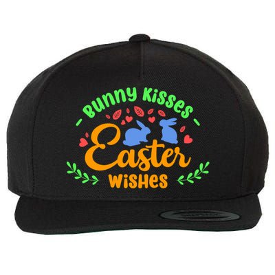 Bunny Easter Wishes Rabbit Owner Lover Gift Wool Snapback Cap