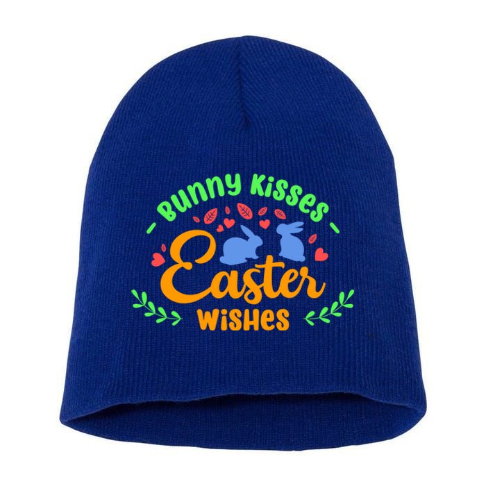 Bunny Easter Wishes Rabbit Owner Lover Gift Short Acrylic Beanie