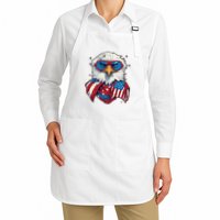 Bald Eagle With American Flag IA Apron