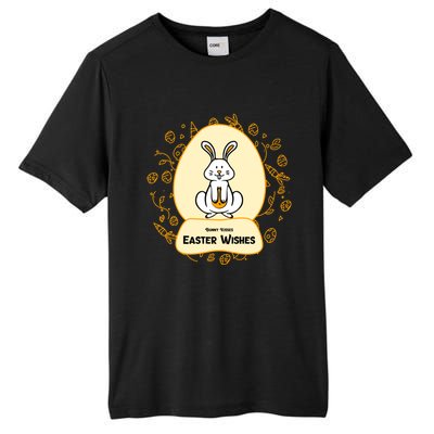 Bunny Easter Wishes Proverb Easter Bunny Easter Great Gift Tall Fusion ChromaSoft Performance T-Shirt