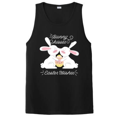 Bunny Easter Wishes! Cute Easter Design! Great Gift PosiCharge Competitor Tank