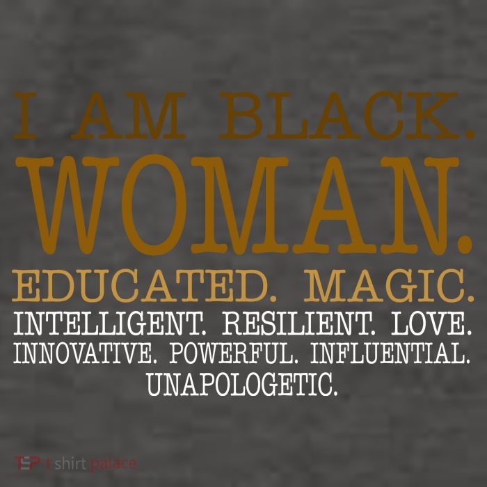 Black Educated Woman Quote Vector Backpack