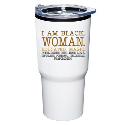 Black Educated Woman Quote Tumbler