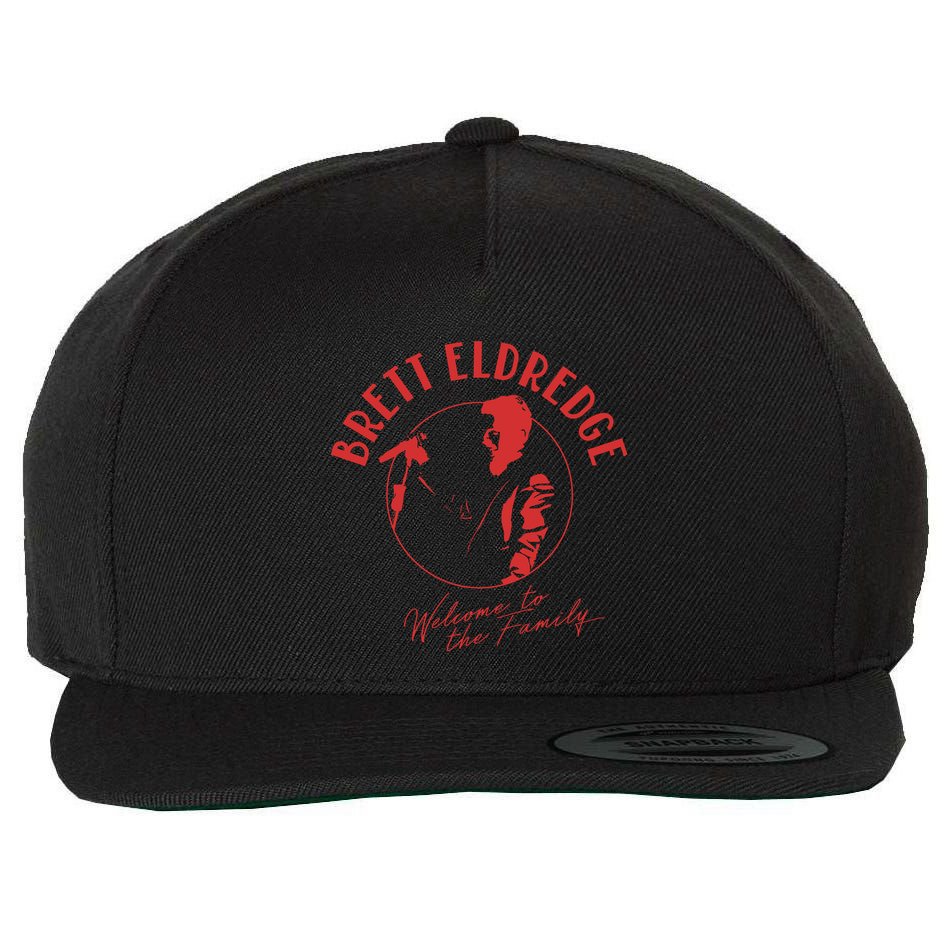 Brett Eldredge Welcome To The Family Wool Snapback Cap