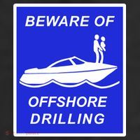 Beware Of Offshore Drilling Funny Boat 11oz C Handle Ceramic Mug