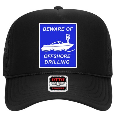 Beware Of Offshore Drilling Funny Boat Trucker Hat