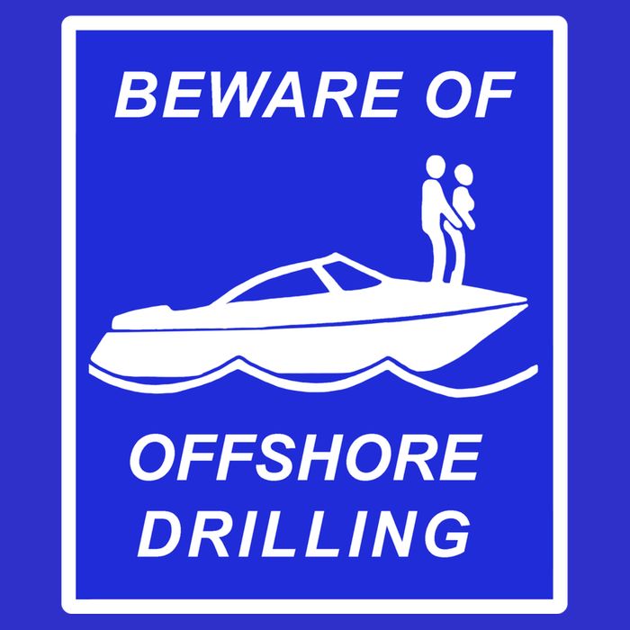 Beware Of Offshore Drilling Funny Boat Apron