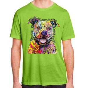 Beware of Pit Bulls - Dog - Dean Russo Adult ChromaSoft Performance T-Shirt