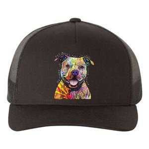 Beware of Pit Bulls - Dog - Dean Russo Yupoong Adult 5-Panel Trucker Hat