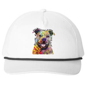 Beware of Pit Bulls - Dog - Dean Russo Snapback Five-Panel Rope Hat