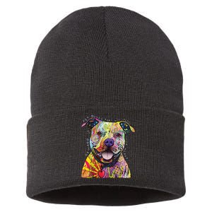 Beware of Pit Bulls - Dog - Dean Russo Sustainable Knit Beanie