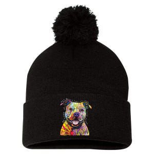 Beware of Pit Bulls - Dog - Dean Russo Pom Pom 12in Knit Beanie