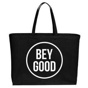 Bey Good Circle Logo Cotton Canvas Jumbo Tote