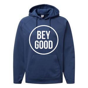 Bey Good Circle Logo Performance Fleece Hoodie