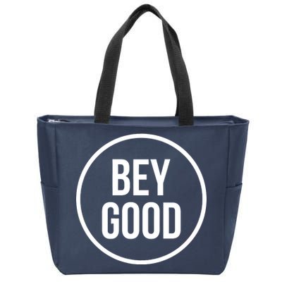 Bey Good Circle Logo Zip Tote Bag