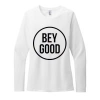 Bey Good Circle Logo Womens CVC Long Sleeve Shirt