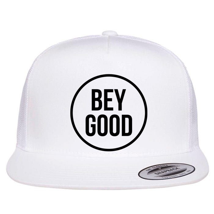 Bey Good Circle Logo Flat Bill Trucker Hat