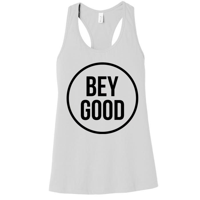 Bey Good Circle Logo Women's Racerback Tank