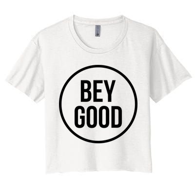Bey Good Circle Logo Crop Top