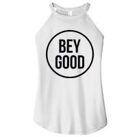 Bey Good Circle Logo Women's Perfect Tri Rocker Tank