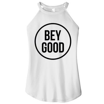 Bey Good Circle Logo Women's Perfect Tri Rocker Tank