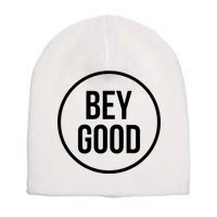 Bey Good Circle Logo Short Acrylic Beanie