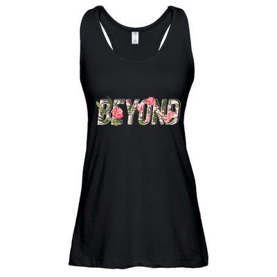 Beyond Flower Floral Style Ladies Essential Flowy Tank