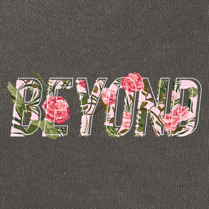 Beyond Flower Floral Style Cotton Canvas Backpack