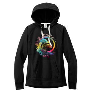 Bonsai Enso Zen Circle Tree Of Life Japanese Spirituality Gift Women's Fleece Hoodie