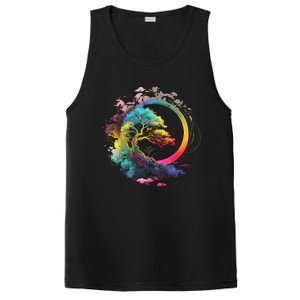 Bonsai Enso Zen Circle Tree Of Life Japanese Spirituality Gift PosiCharge Competitor Tank