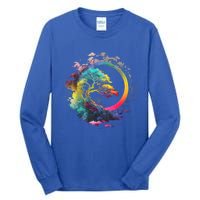 Bonsai Enso Zen Circle Tree Of Life Japanese Spirituality Gift Tall Long Sleeve T-Shirt