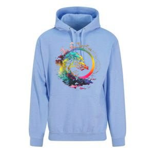 Bonsai Enso Zen Circle Tree Of Life Japanese Spirituality Gift Unisex Surf Hoodie