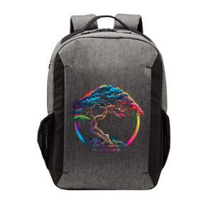 Bonsai Enso Zen Circle Tree Japan Spirituality Rainbow Gift Vector Backpack