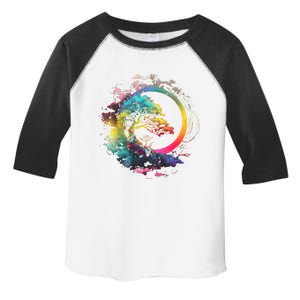 Bonsai Enso Zen Circle Tree Of Life Japanese Spirituality Gift Toddler Fine Jersey T-Shirt