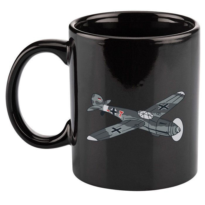 BF 109 Aircraft 11oz C Handle Ceramic Mug