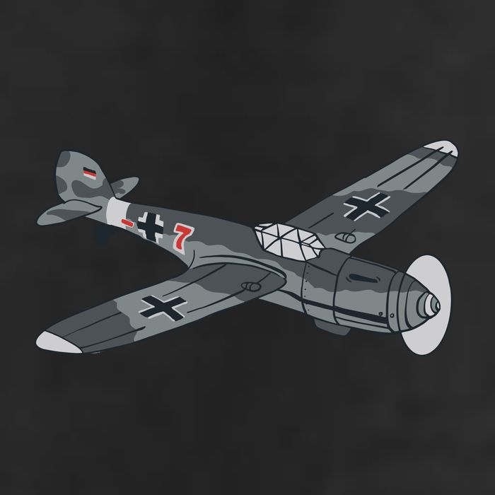 BF 109 Aircraft 11oz C Handle Ceramic Mug