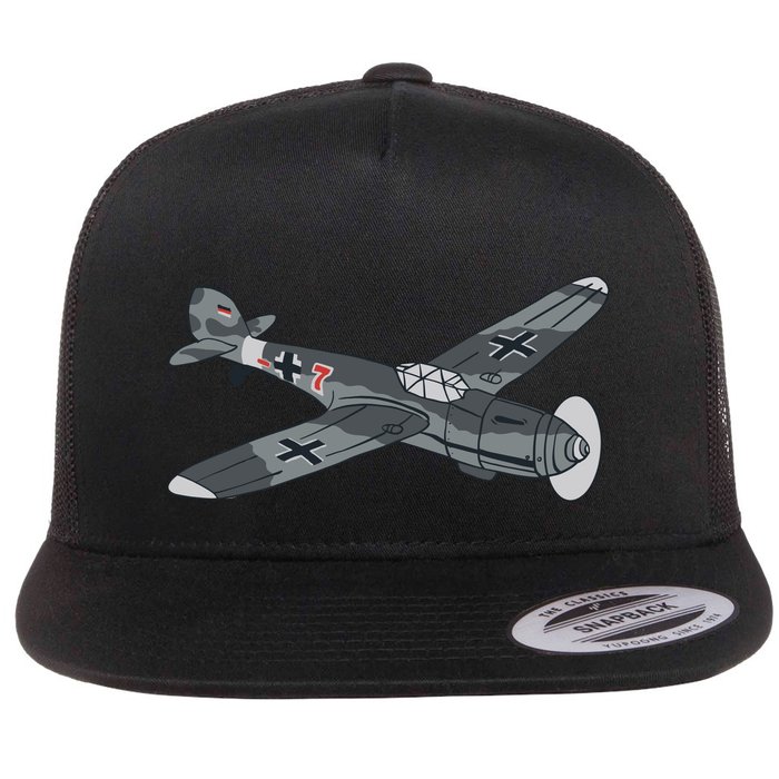 BF 109 Aircraft Flatbill Hat