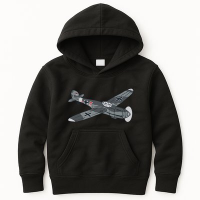 BF 109 Aircraft Kids Hoodie
