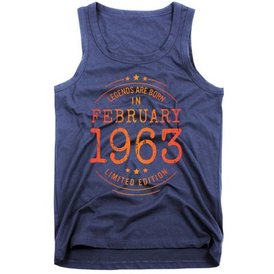 Birthday February 1963 Year Limited Edition Used Legends Tank Top