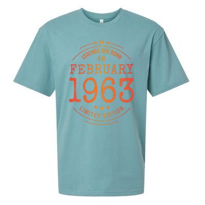 Birthday February 1963 Year Limited Edition Used Legends Sueded Cloud Jersey T-Shirt