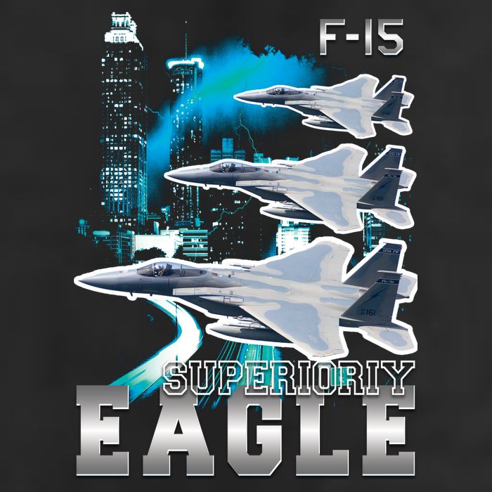 Bootleg F 15 Eagle USAF Cool Comfort Performance Bucket Hat