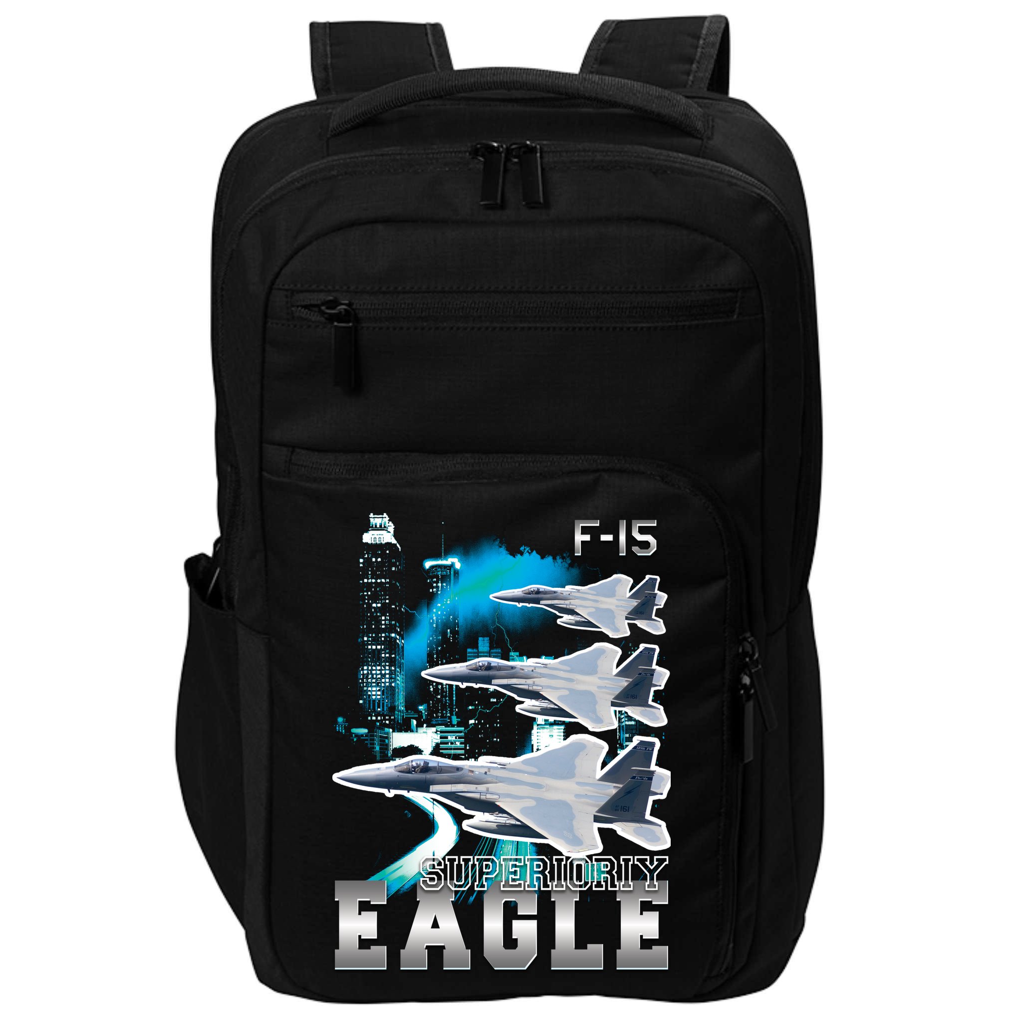 Bootleg F 15 Eagle USAF Impact Tech Backpack
