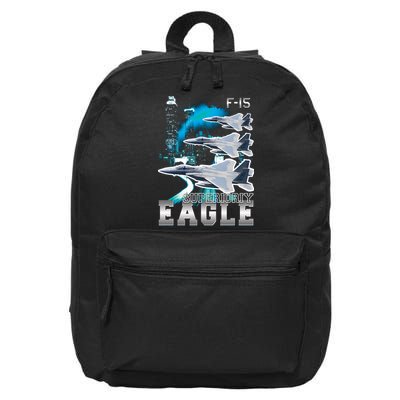 Bootleg F 15 Eagle USAF 16 in Basic Backpack