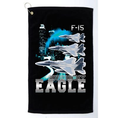 Bootleg F 15 Eagle USAF Golf Towel