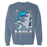 Bootleg F 15 Eagle USAF Garment-Dyed Sweatshirt